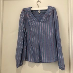 GAP striped blouse